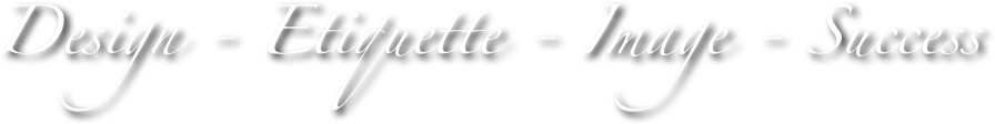 Design - Etiquette - Image - Success