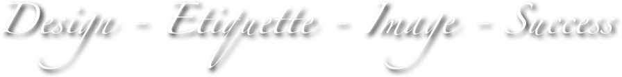 Design - Etiquette - Image - Success